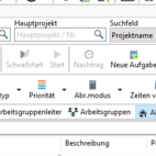 Spezielle Ansicht des jeweiligen Projektleiters