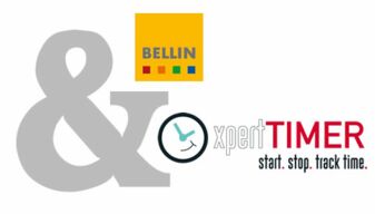 Grafik mit Logo von Bellin und Xpert-Timer