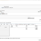 Screenshot of the dialog to create a new invoice item for billing
