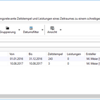 Liste der zu archivierenden Zeitstempel