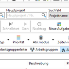 Spezielle Ansicht des jeweiligen Projektleiters