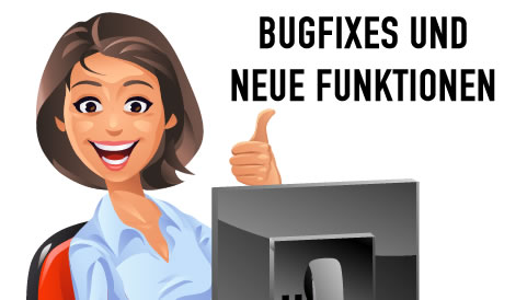 Bugfixes und neue Funktionen