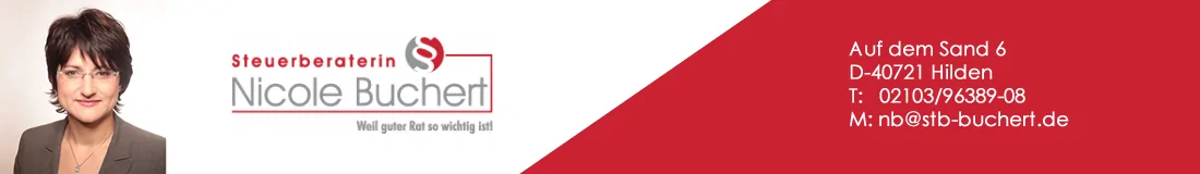 Banner Steuerberaterin Nicole Buchert