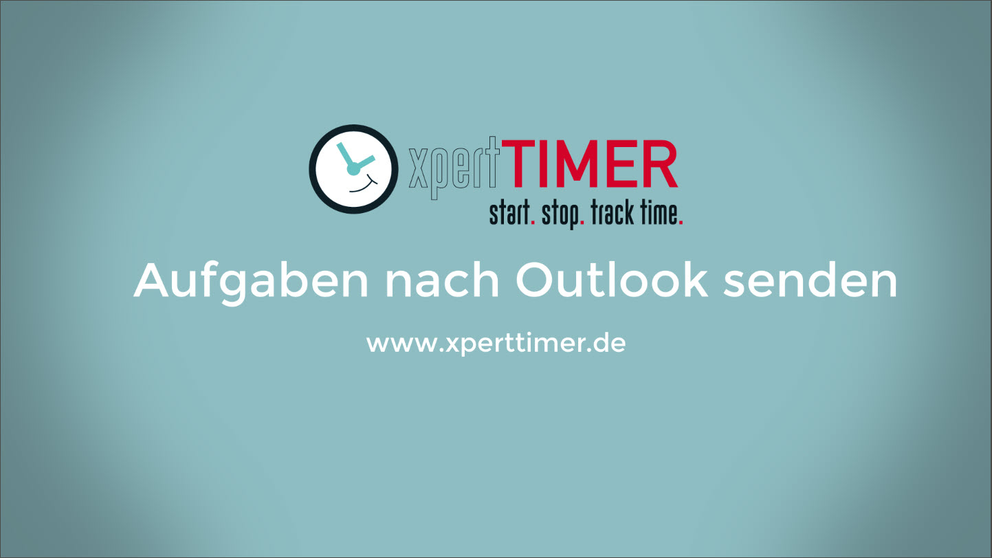 Startbildschirm zum Video über das Senden von Aufgaben nach Outlook